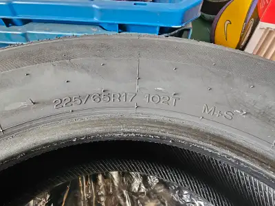 Selling 4 x All season tires (225/65R17 102T) for $200 OBO Brand is Uniroyal Tiger Paw, used for Dod...