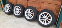 4 X 205/60R16 Tires and OEM wheels w/TPMS sensors