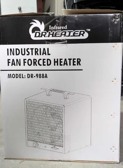 I'm offering a brand new Dr. Infrared Industrial Fan Forced Heater, model DR-988A, perfect for provi...