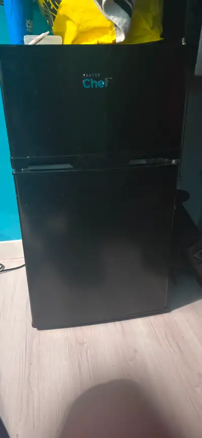 Master Chief mini fridge with freezer $200, View more