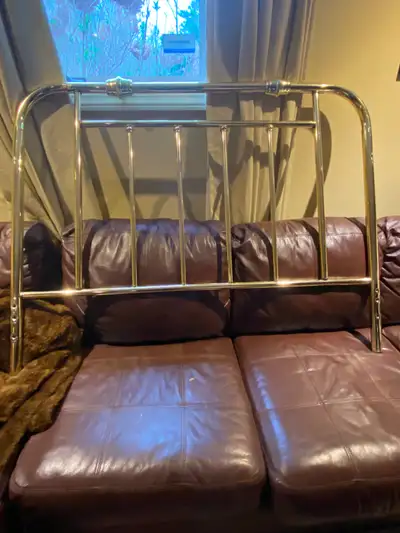 Double headboard and bedframe, View more
