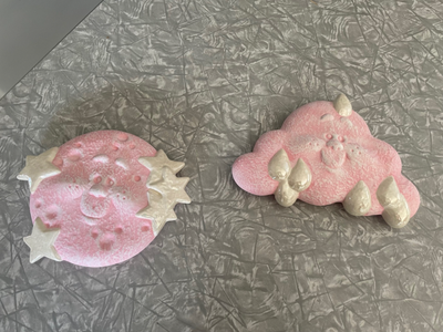 Ceramic children cloud decorations, View more