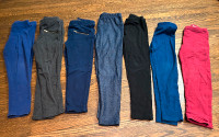 Girls leggings/pants 7 pairs - size 6