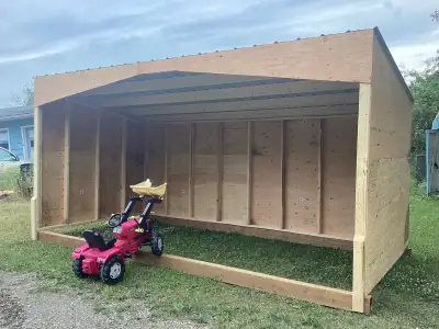 Shelters start at $895 All Plywood is premium 3/8 fir exterior grade (No spruce plywood) Roof is bui...