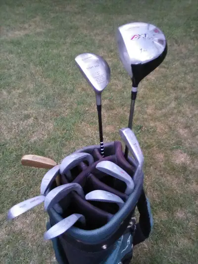 Golf clubs  (left), View more