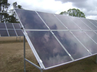 Used Sharp Solar Panels.  128 watt