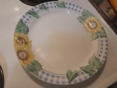 If the ad is up, its available. Call or text if interested. 780 668 00four9 1 dinner plate and match...