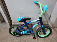 Velo enfant supercycle bleu 1 vitesse roues 12po coaster brake