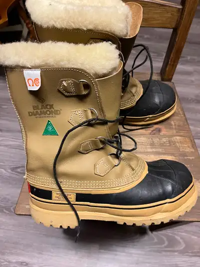 Sorel Black Diamond winter safety boots., View more