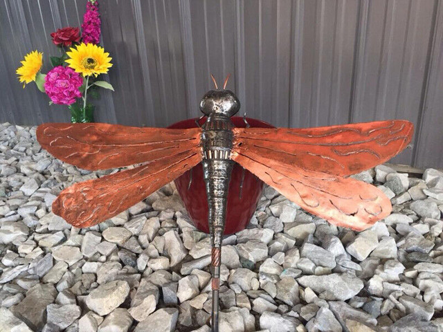 recycled metal art in Arts & Collectibles in Whitehorse - Image 3
