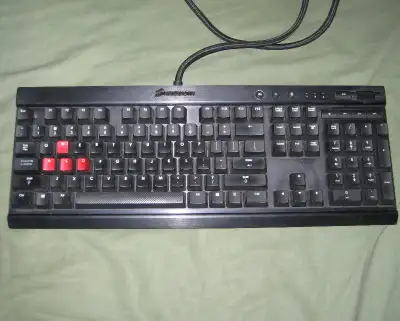$50 Corsair Vengeance K70 Mechanical Gaming Keyboard MX Red, View more