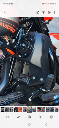 HARLEY DAVIDSON TOURING LOWER FAIRINGS with SPEAKERS & LED LIGHT