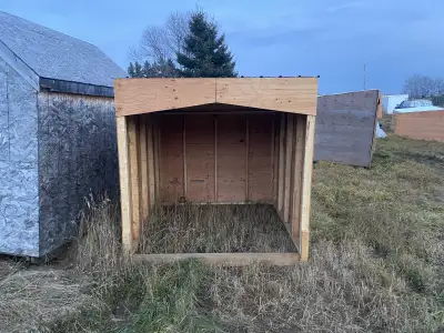 Shelters start at $895 All Plywood is premium 3/8 fir exterior grade (No spruce plywood) Roof is bui...