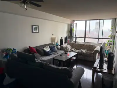 Master Bedroom with full private washroom and walk in closet for rent in a shared condo with one oth...
