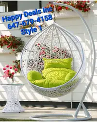 Egg hanging Swing chair Many styles, sizes, colors- In Stock 