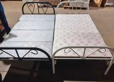 Brand new FOLDING BEd in sealed box Durable bed $149 bed Metal material Twin folding bed Please visi...