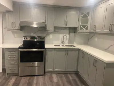 Spacious 1 BEDROOM PLUS DEN & living room, Brand NEW kitchen Brand NEW Full Bathroom Brand New Floor...