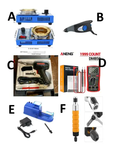 OUTILLAGES ÉLECTRIQUES DIVERSES (6), View more