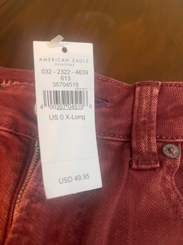 New ladies, American Eagle jeans size 0, extra long in Women's - Bottoms in Annapolis Valley - Image 2