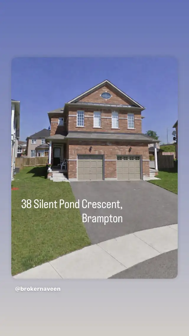 House For Lease Brampton
