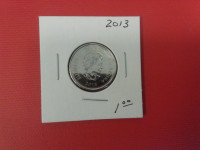 2013 Canada 25¢ coin