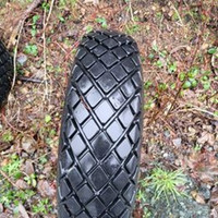Small tractor turf tires