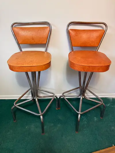 Retro Bar Swivel Chairs - 2, View more