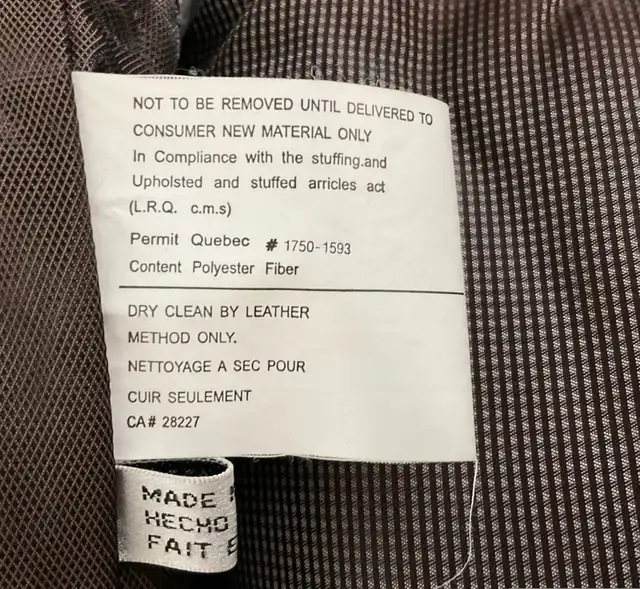 Manteau 100% cuir véritable .. in Men's in Victoriaville - Image 4