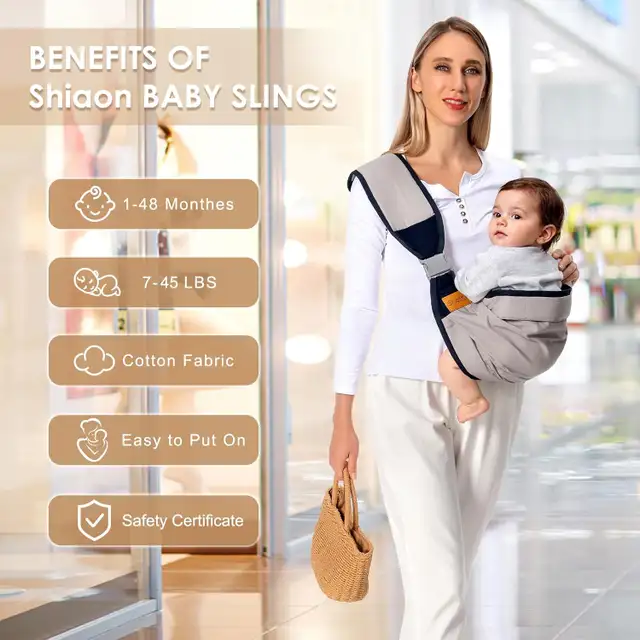 NEW Baby Carrier Sling for newborns, babies, toddlers in Strollers, Carriers & Car Seats in Brantford - Image 5