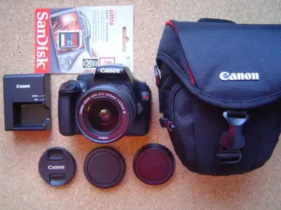 Canon EOS Rebel T3 Black 12.2MP DSLR Camera, EF-S 18-55mm 1:3.5-5.6 III Lens 2.7" LCD, EOS Full HD M...