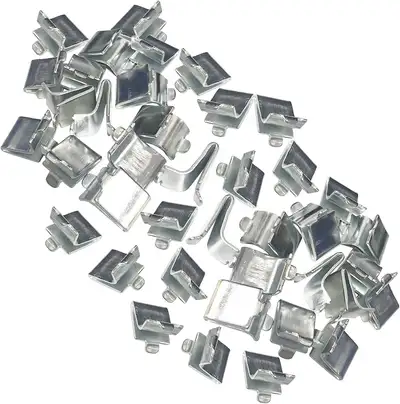 Adjustable Steel Pilaster Shelf Support Clip –40 Pieces, View more