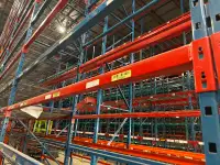 Used RediRack beams 8’ x 2” for warehouse rack - pick levels