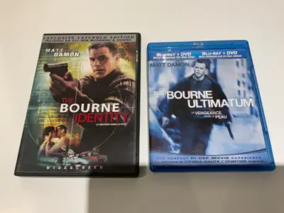 2 Jason Bourne Movie DVDs/Blu-Ray, View more