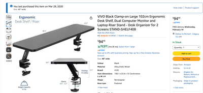 Computer desk shelf, View more