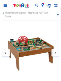 PRICE DROP! Imaginarium Express Road and Rail Train Table