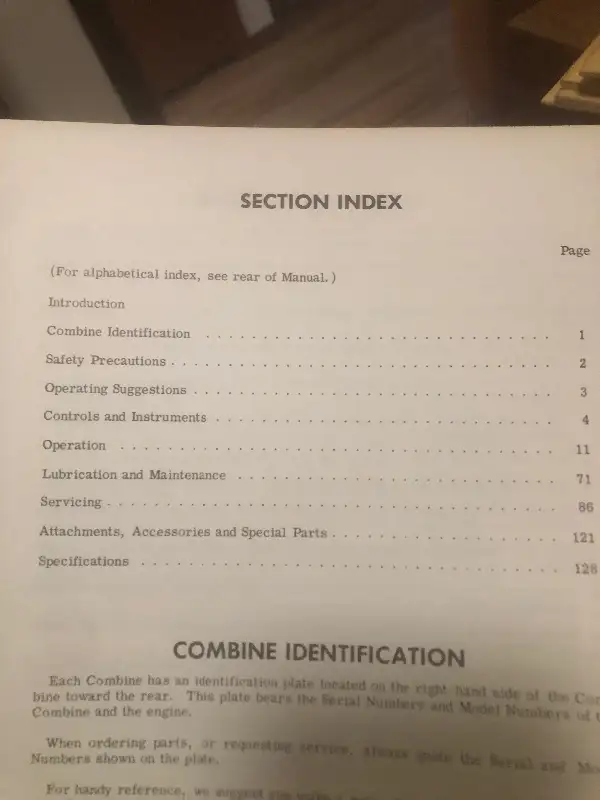 Massey Ferguson 410 Combine Operators Manual in Arts & Collectibles in Regina - Image 3