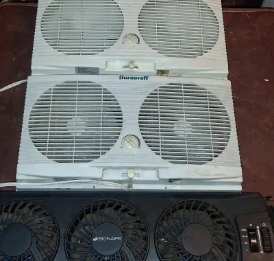 Window mounted fans, View more