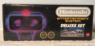 Selling a Nintendo Deluxe Box Comes with: The ROB The accessories to play the gryomite. a nintendo c...