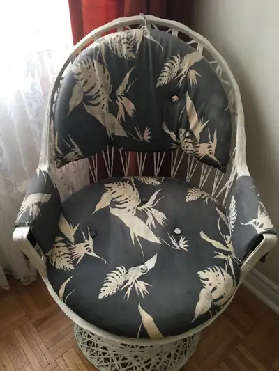 WICKER CHAIR WITH CUSHIONS, View more