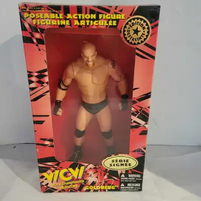WCW Goldberg Poseable Action Figure , View more