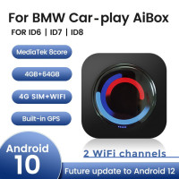 Android 10 Streaming AI TV box Fit For BMW ID6 ID7 ID8 Wireless