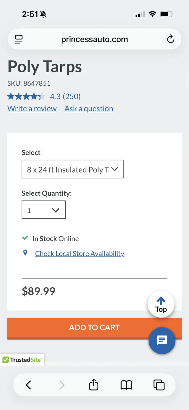 2 insulated tarps 8x24 used to close in a gazebo for a season  in Other in Hamilton - Image 3