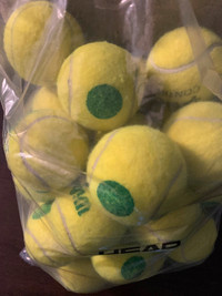 Green dot Tennis balls