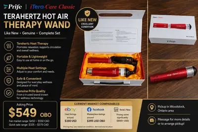 iTeraCare Classic Terahertz Therapy Wand – Like New, View more