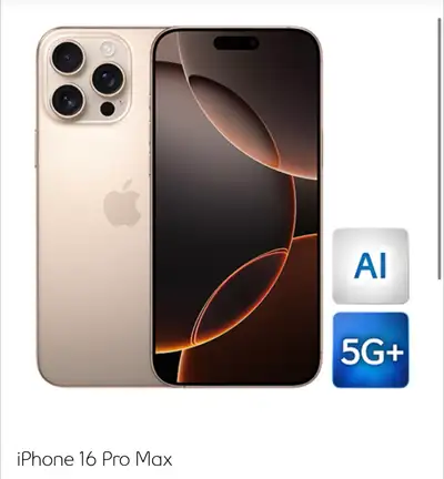 iPhone 16 pro max- gold-256gb, View more