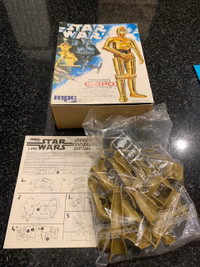 STAR WARS C3PO Plastic Model Kit MPC 1978 Original Unbuilt