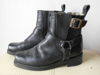 BOTTES-HARLEY DAVIDSON-VINTAGE-HOMME-CUIR-AUTOMNE-HIVER