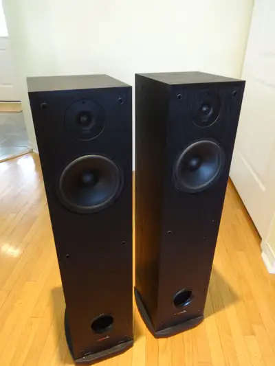 POLK AUDIO R30 two way 100W floorstanding speakers for sale, View more
