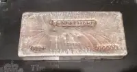 1 very Rare Englehard 100 ozt Silver Canadian bar