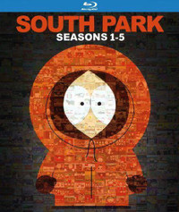 South Park Blu-ray Saisons/Seasons 1 - 5 New & Sealed, Scellé